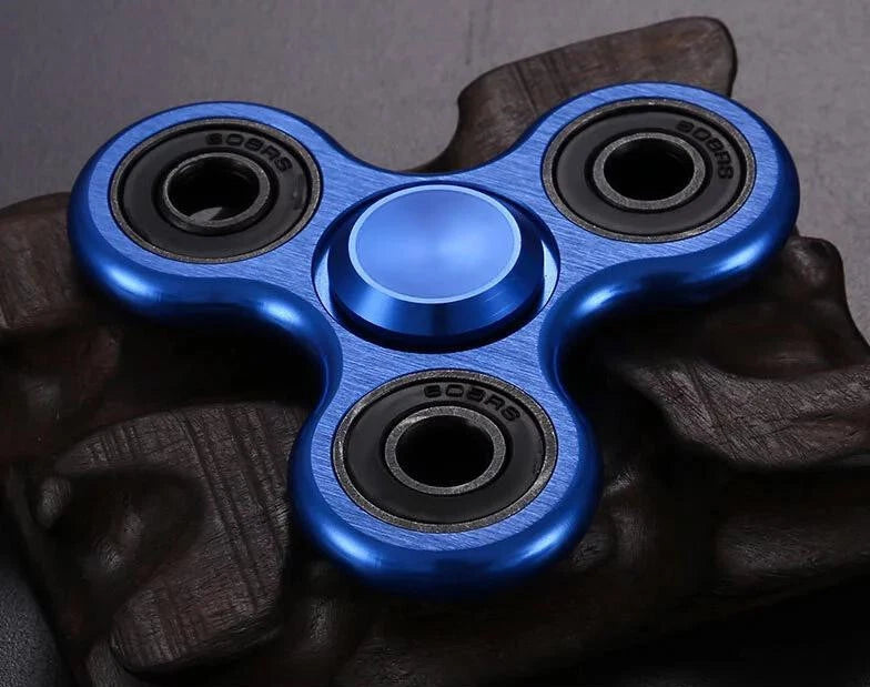 Three-wheel Fidget Alloy Finger Rotating Pressure Hand Table Toy EDC Adhd Autism 07FC0E-D4 - KOEEK