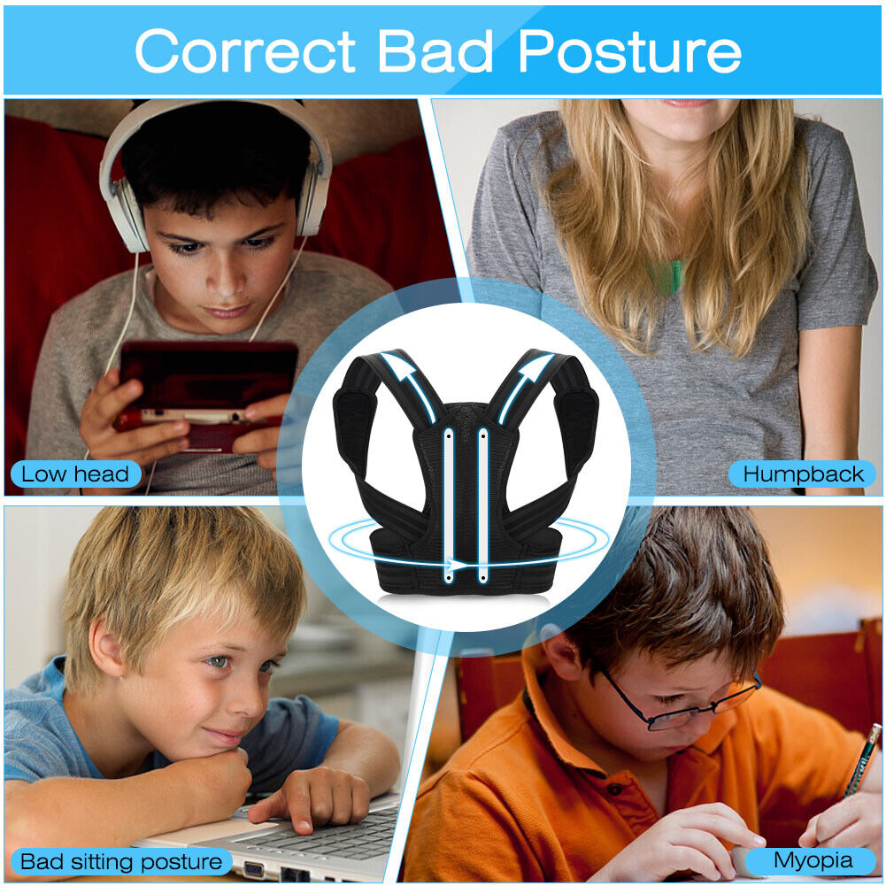 new Posture Corrector For Kids Teenagers Spinal Support Back Posture Brace HGF koeek - KOEEK