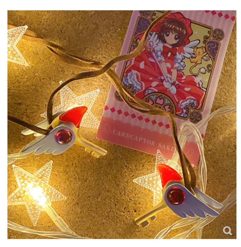 Anime Card Captor Sakura Kinomoto Sakura Magic key Necklace Cosplay Gift 07FC0E-D4 - KOEEK