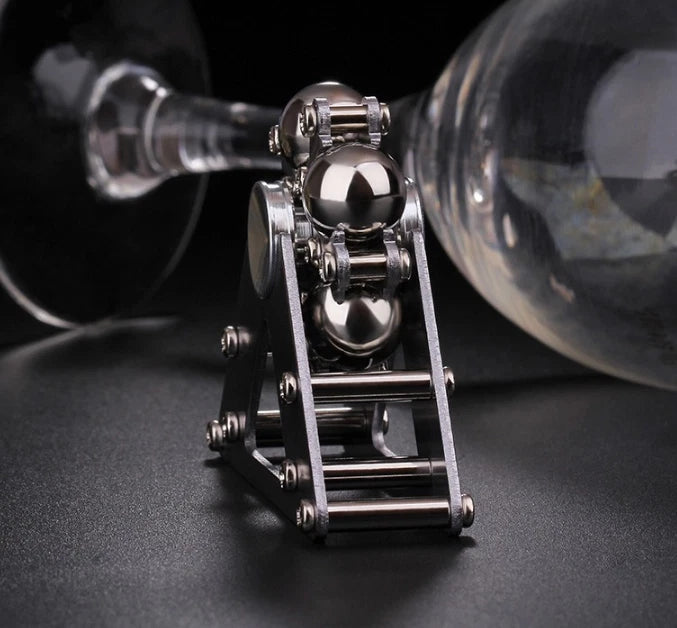 Stainless Steel Hand Twisting Spinning Top Gyro Gyroscope Spinner Top Toys 07FC0E-D4 - KOEEK