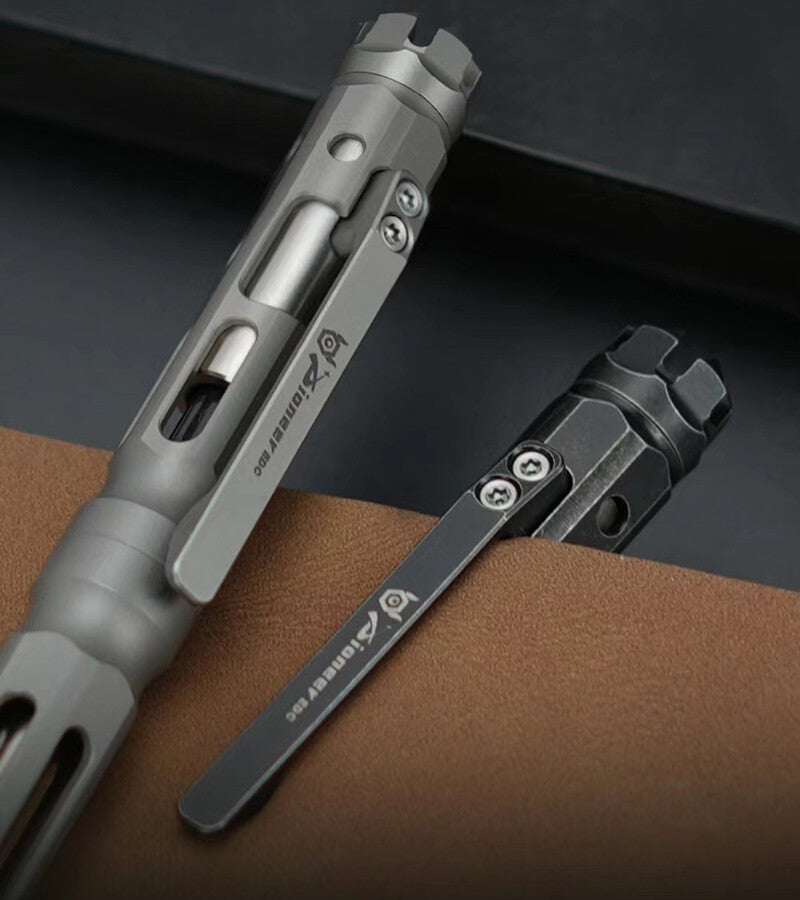 EDC Titanium Alloy Ball Pen Office Signature Business Ballpoint Pen G2 Refills 07FC0E-D4 - KOEEK