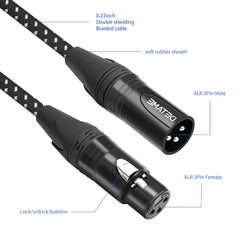new 2Pack XLR Female to Dual Male Y Splitter Cable, 2 Y 2FT 07FC0E-D4 - KOEEK