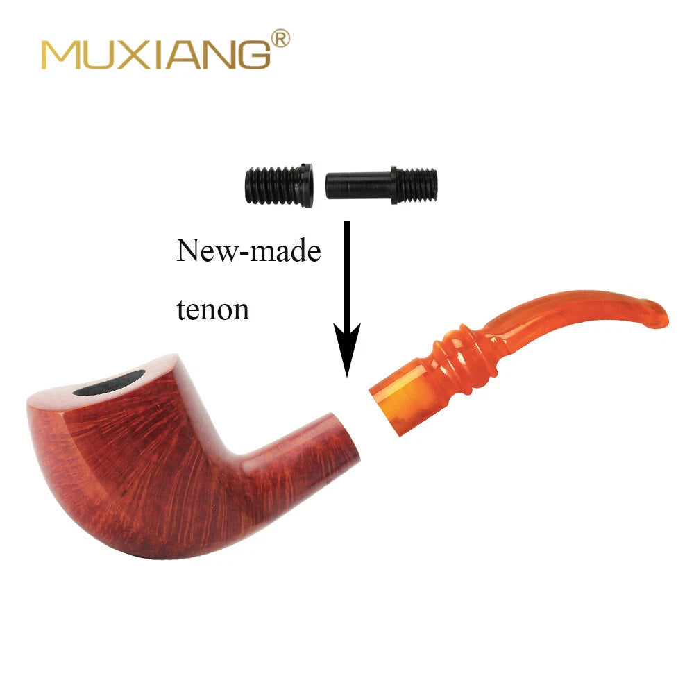 Meerschaum Pipe Repair Meerschaum Screws Tenon Fittings Replacement Stem 07FC0E-D4 - KOEEK