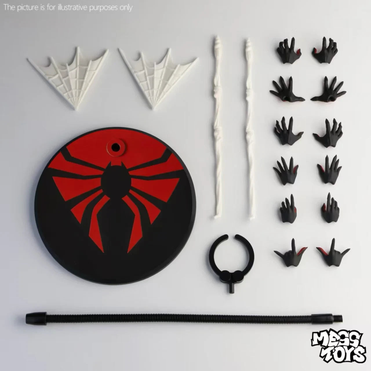 Mess Toys Superior Neighbor Spiderman Octopus Spider 1/12 Action Figure US STOCK MESS_TOYS - KOEEK