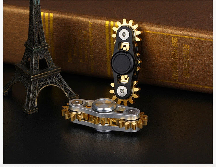 EDC Fingertip Gyroscope Decompression Spinning Top Gearwheel Boy Adult Toy Gyro 07FC0E-D4 - KOEEK