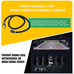 new Rear View Back Up Camera Wiring Harness Compatible with BC3Z-14A412-A 07FC0E-D4 - KOEEK