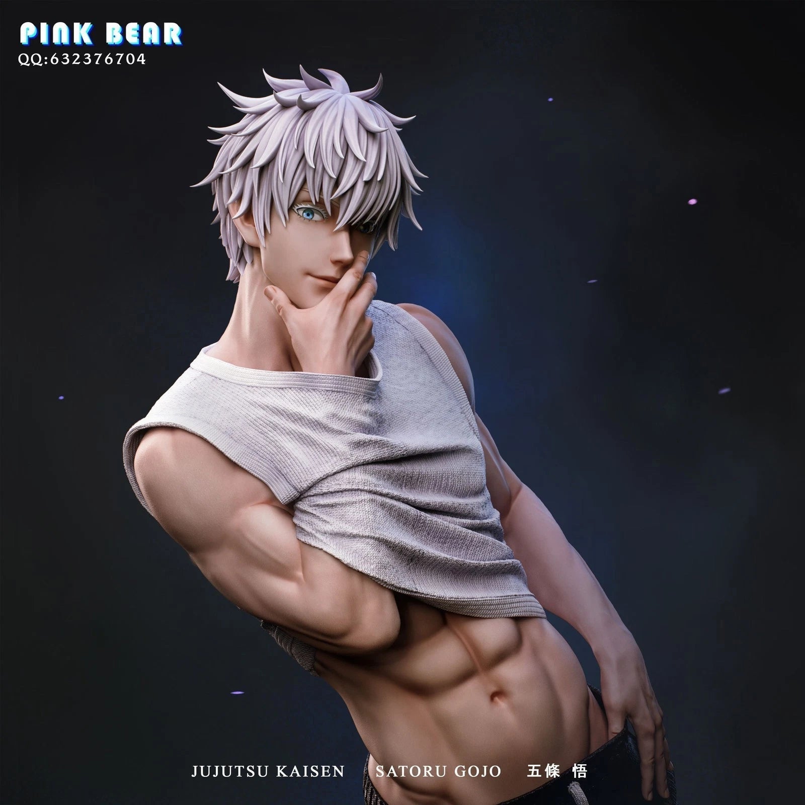 Jujutsu Kaisen Gojo Satoru 1/6 Figure GK Statue W/two Heads Deluxe Model TOY 07FC0E-D4 - KOEEK