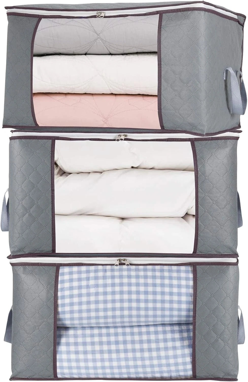 3 zippered storage bags, suitable for wardrobes, can be  to store mattresses 07FC0E-D4 - KOEEK