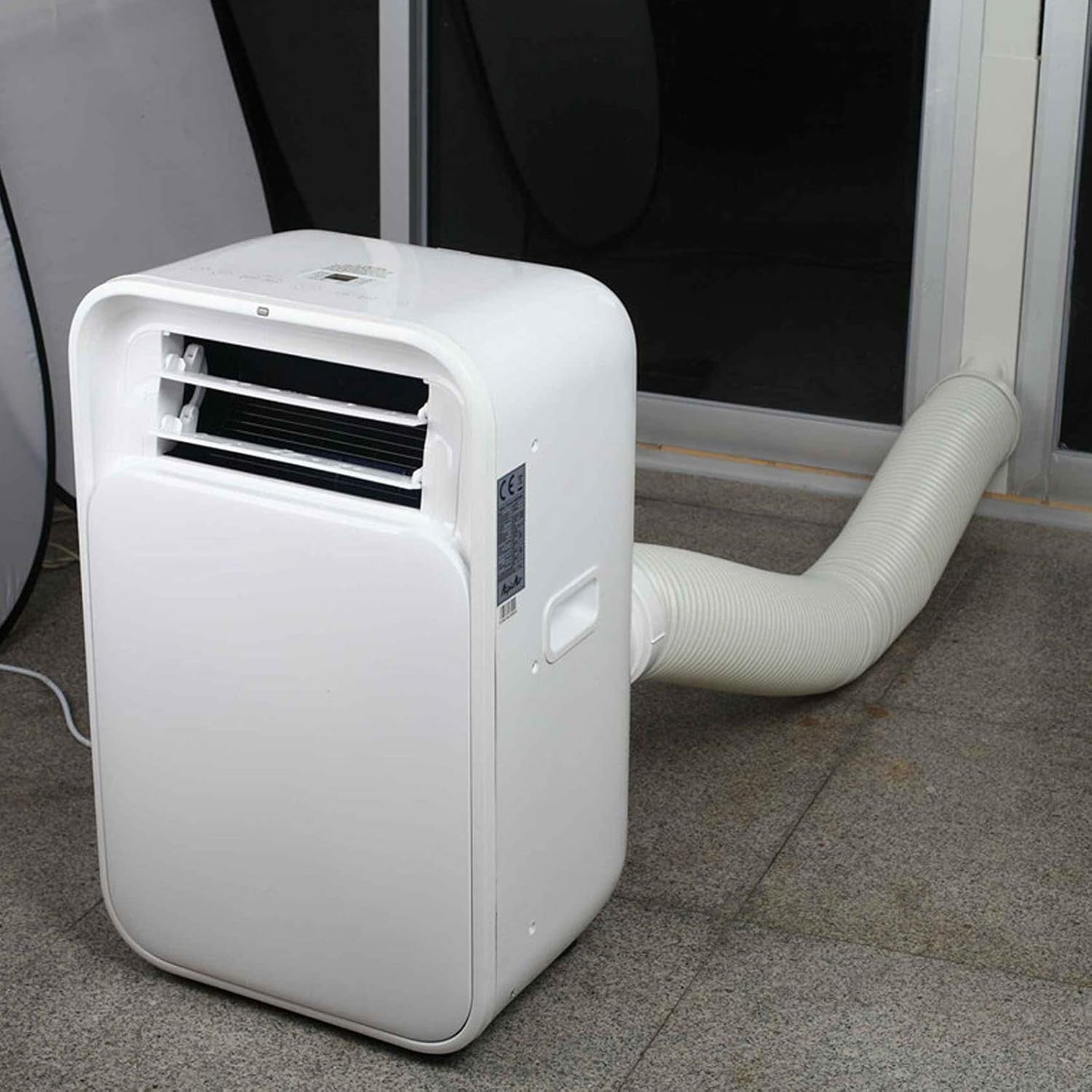 new Portable Air Conditioner Hose 5 Inch Diameter 59" Length, AC Exhaust White 07FC0E-D4 - KOEEK