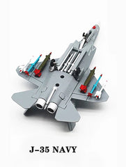 1/100 PLA J-35 NAVY  Fighter Alloy Diecast Finished Model 07FC0E-D4 - KOEEK