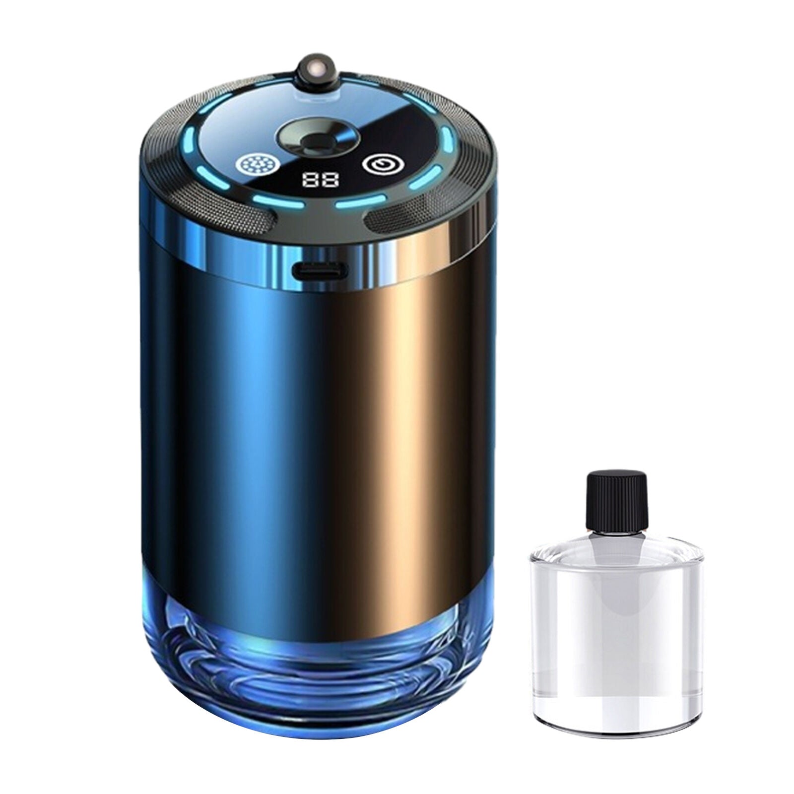 new USB MINI CAR HUMIDIFIER AIR PURIFIER FRESHENER LED AROMA OIL AROMA DIFFUSER koeek - KOEEK