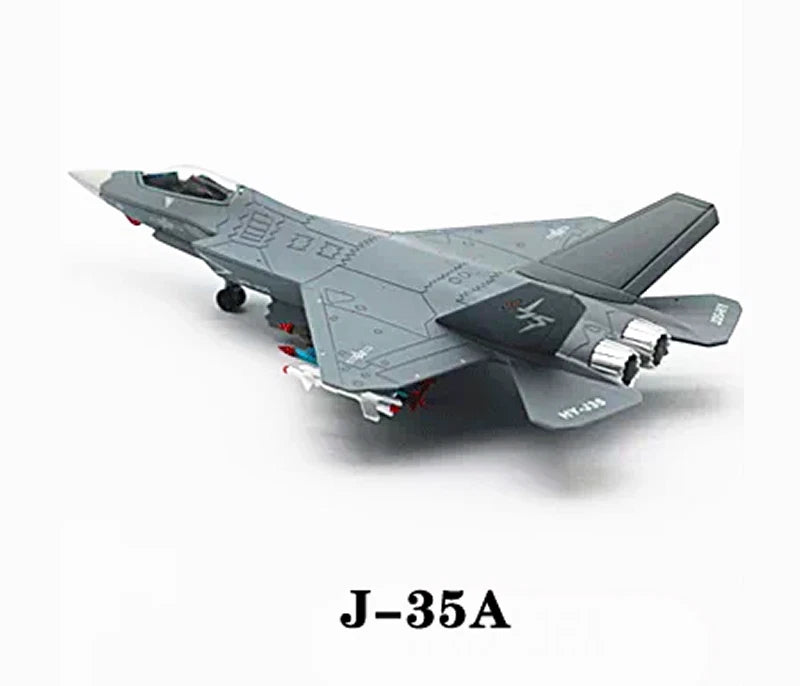1/100 PLA J-35A  Fighter Alloy Diecast Finished Model 07FC0E-D4 - KOEEK