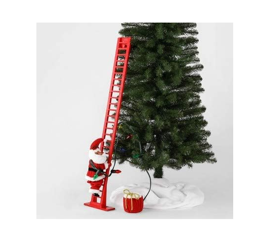 Wondershop Large Climbing Santa Decorative Figurine Red 43" Plays 15 Carols WONDERSHOP - KOEEK