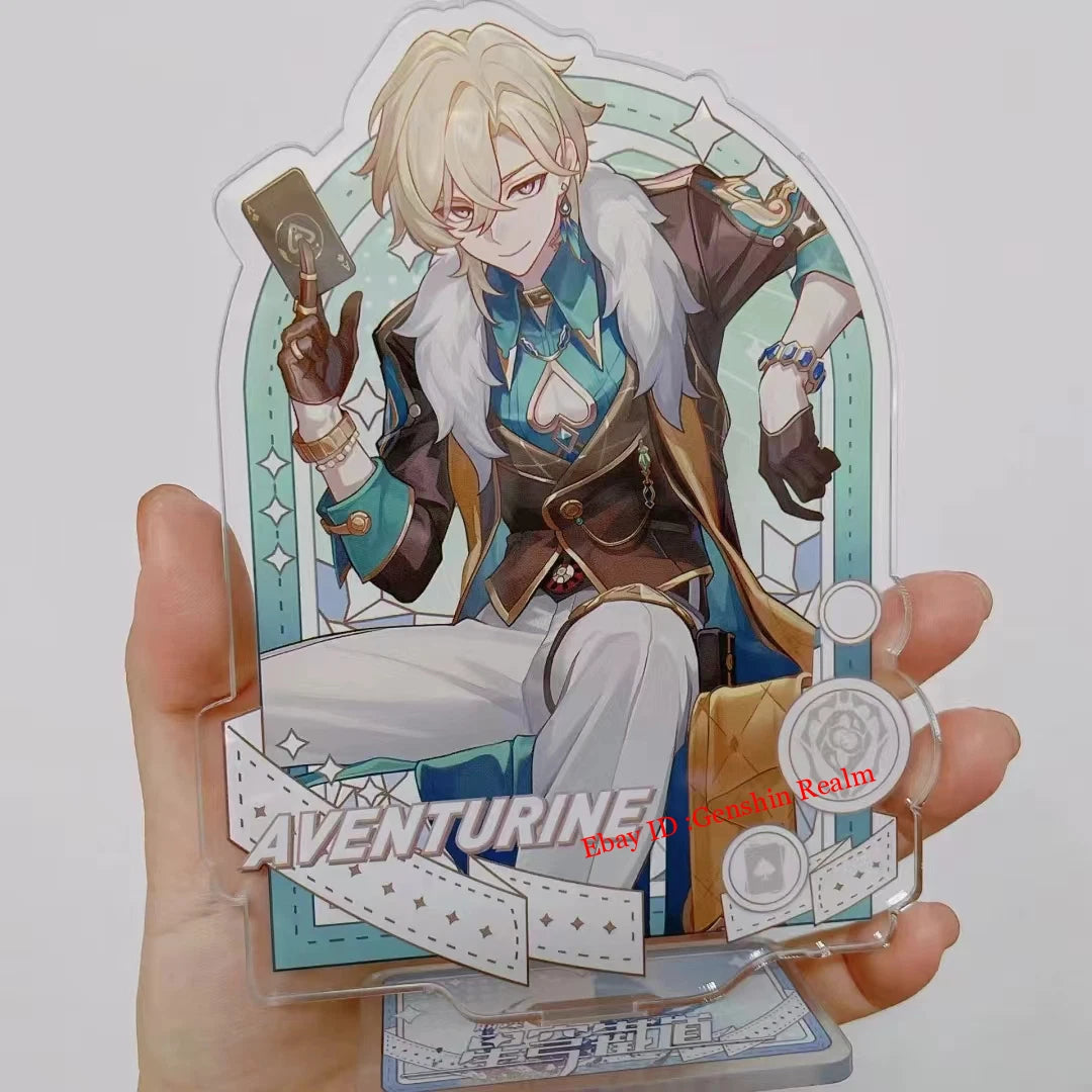 Anime Honkai: Star Rail Aventurine Acrylic Desktop Stand Figure Collection Decor 07FC0E-D4 - KOEEK
