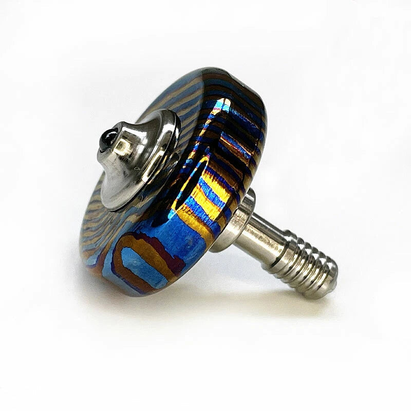 Hot Titanium Timascus Super Precision Toy Spinning Top Professional Ceramic Bead 07FC0E-D4 - KOEEK