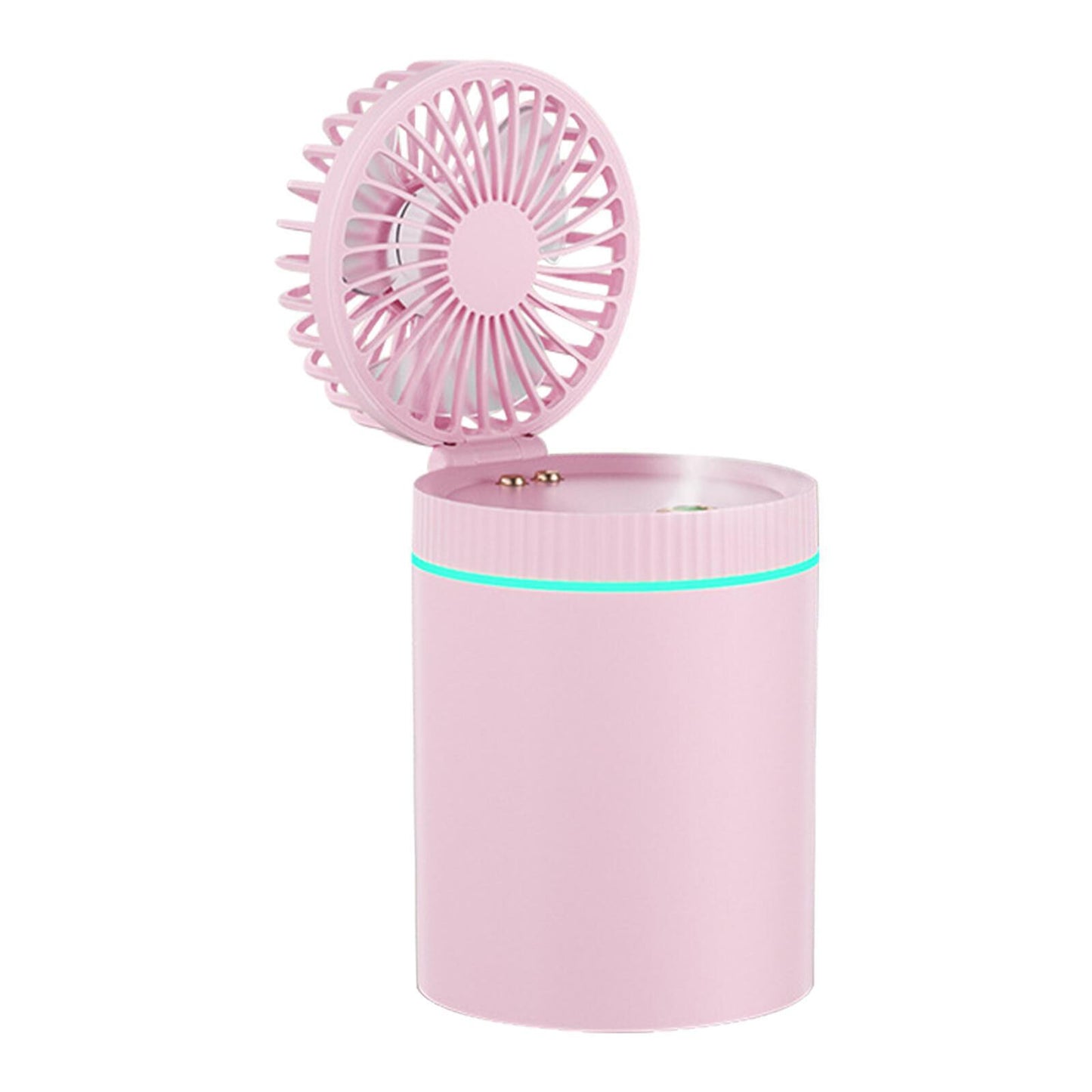 new Small Water Spray Mist Fan USB Powered  Portable Fan Cooling Air Humidifier koeek - KOEEK