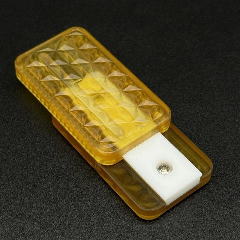 Exquisite PEI Fidget Slider Mechanical Fidget EDC Toys Amber Stress Relief Toy 07FC0E-D4 - KOEEK