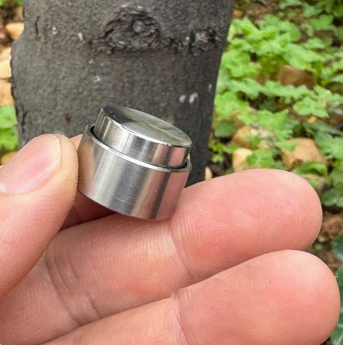 Titanium Alloy Twist Egg Button Caps Tactile Axis Joystick Handle EDC Fidget Toy 07FC0E-D4 - KOEEK