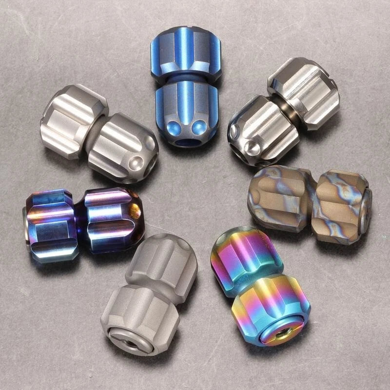 Titanium Knife Lanyard Bead Paracord Necklace Pendant Fidget Spinner EDC Gifts 07FC0E-D4 - KOEEK