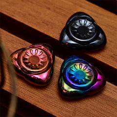Cool Triangle EDC Hand Spinner Metal Fidget Spinner Stress Relief Relaxation Toy 07FC0E-D4 - KOEEK