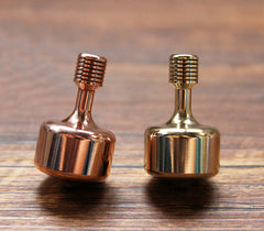 Handmade Solid Brass Precision EDC Toy Spinning Top Professional Ceramic Bead 07FC0E-D4 - KOEEK