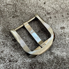 Concise Pure Titanium Men's Belt Pin Buckle Waist Strap Head EDC Accessories 07FC0E-D4 - KOEEK