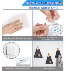 new 50Pcs Heavy Duty Double Sided Foam Tape Strong Pad Mounting Adhesive black 07FC0E-D4 - KOEEK