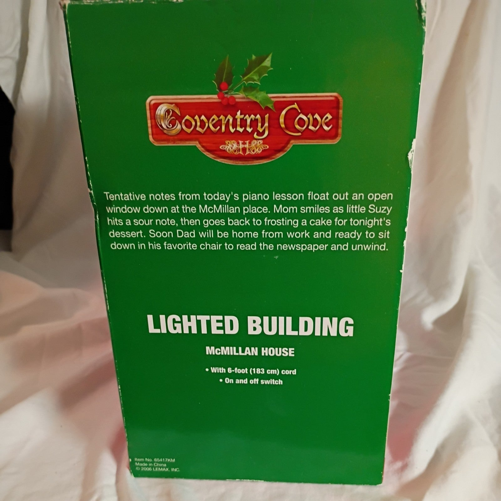 2006 Lemax Coventry Cove Lighted McMillan House Christmas Village never  U5 LEMAX - KOEEK