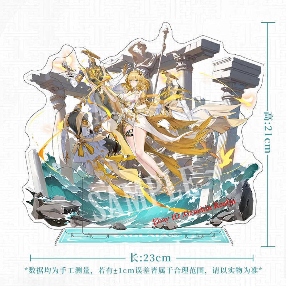 Anime Honkai: Star Rail Aglaea Deluxe Acrylic Desktop Stand Figure Collection 07FC0E-D4 - KOEEK