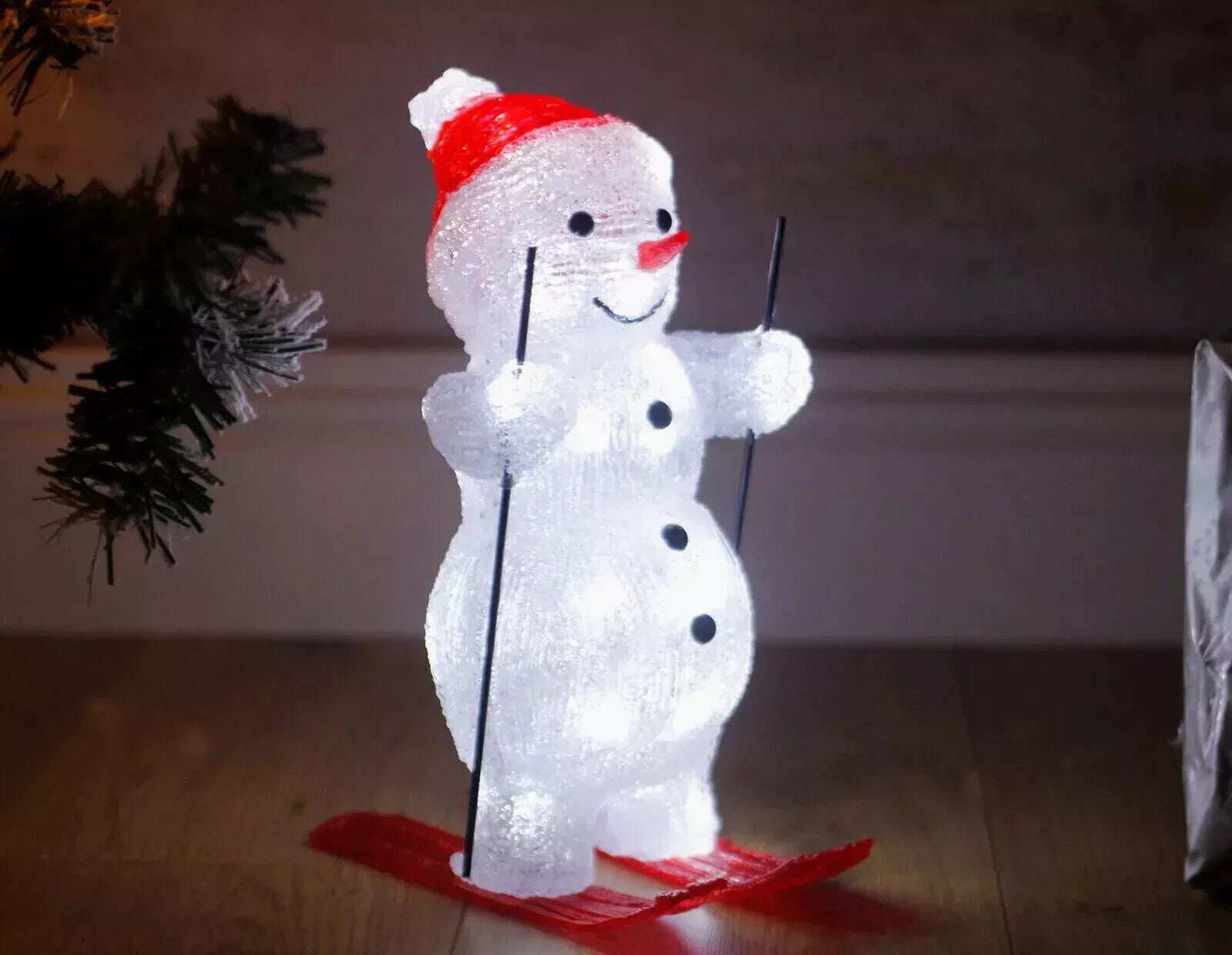 Christmas Acrylic Outdoor Decoration LED Light Up Festive Indoor Ornament Xmas 07FC0E-D4 - KOEEK