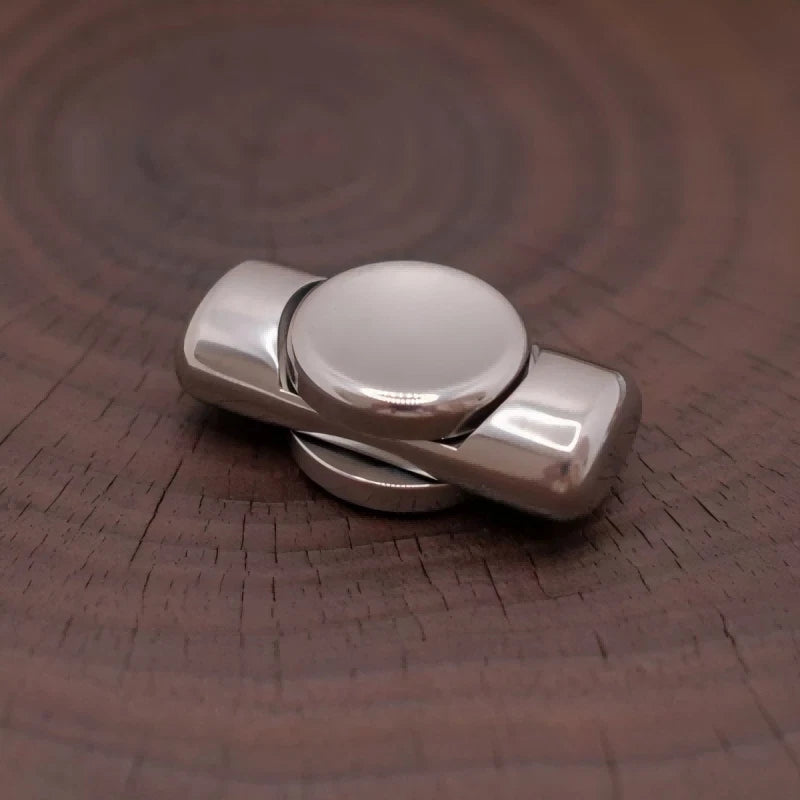 EDC Stainless Steel Brushed Craft Fidget Spinner Fashion Hand Spinner 07FC0E-D4 - KOEEK