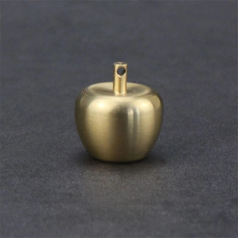 Brass Keychain Waterproof Storage Box Sealed Pill Capsula Portable Tank EDC Tool 07FC0E-D4 - KOEEK