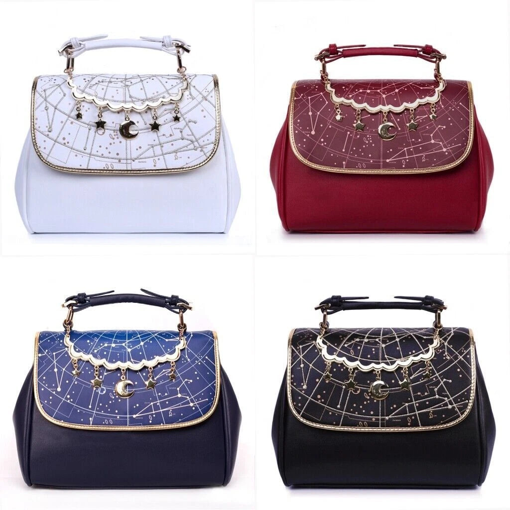 Women Bag Constellation Crossbody Fashion Bags Handbag Lolita JK Girl Zipper Bag 07FC0E-D4 - KOEEK