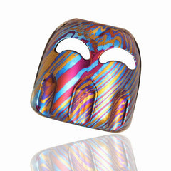 Titan Alloy Paracord Bead Knife Pendant EDC DIY Accessories Pacman Laugh 07FC0E-D4 - KOEEK