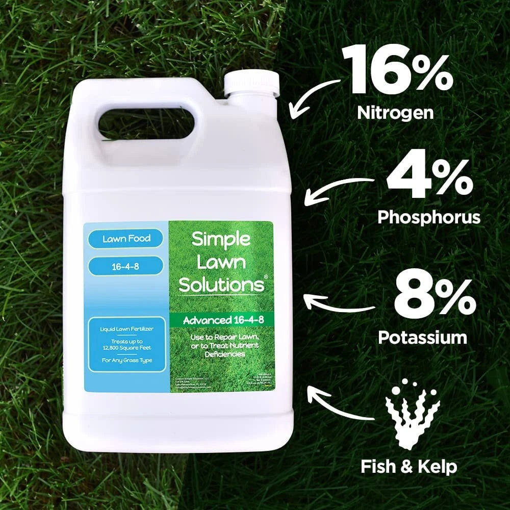 Advanced16-4-8 Lawn Fertilizer-Liquid Lawn Food Spring/Summer Spray Concentrate 07FC0E-D4 - KOEEK