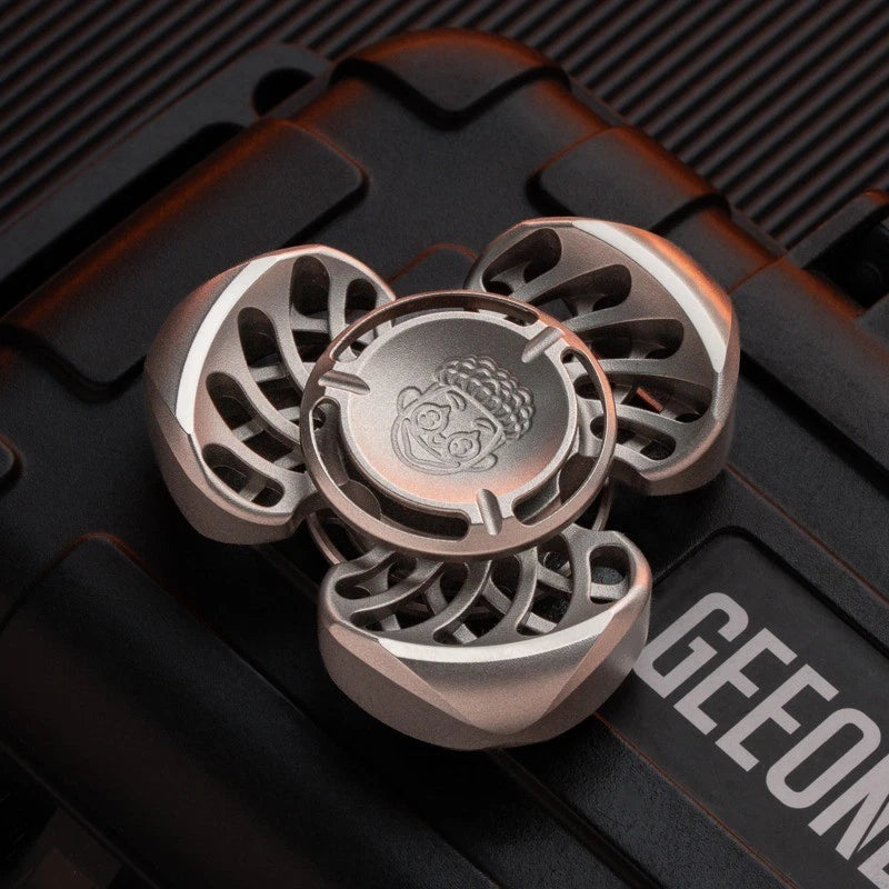 Titanium Alloy Fidget Spinner EDC Fidget Toy Anxiety Stress Relief Spinning Toy 07FC0E-D4 - KOEEK