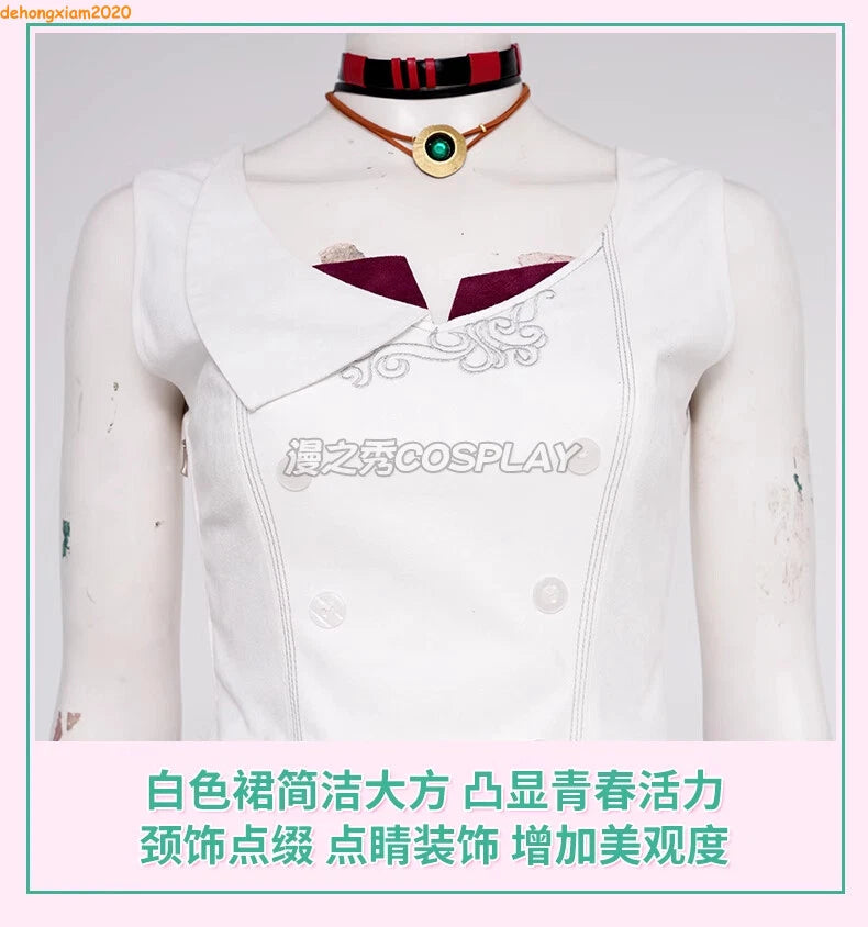 Arcane: League of Legends Jinx Women's Cosplay Costume Outfit Dress Skirt Suit 07FC0E-D4 - KOEEK