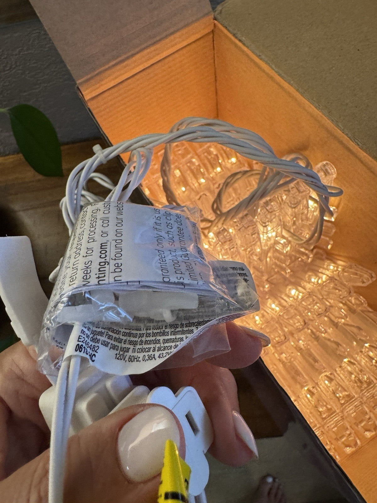 3 CT GE Christmas 3D Hanging Star 108  Light Decoration 14” Indoor Outdoor GE - KOEEK