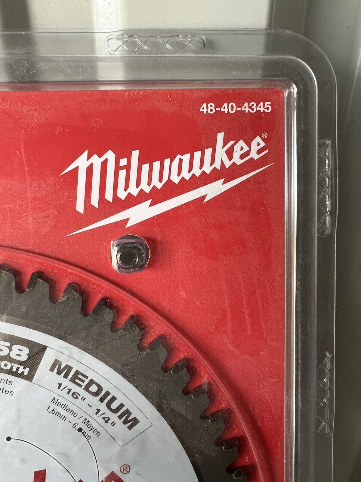 new Milwaukee 48-40-4345 8 In. Aluminum 58t Circular Saw Blade koeek - KOEEK