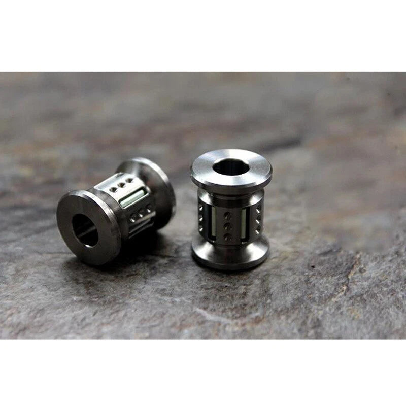 Titanium Alloy Bead Paracord Umbrella Rope Bead DIY Pendant EDC Multi Tool Beads 07FC0E-D4 - KOEEK