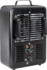 Space Heater, Electric Heater with Thermostat, 3-Segment Heat Setting, Black 07FC0E-D4 - KOEEK