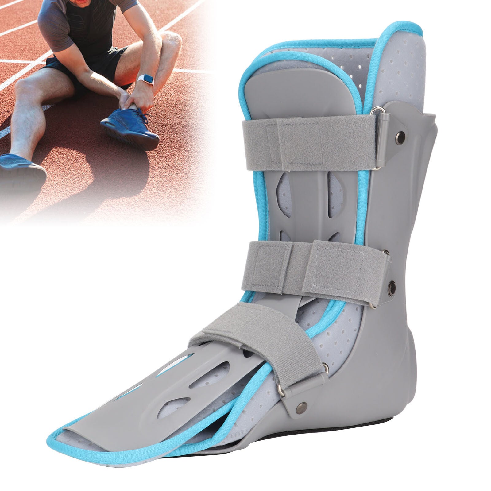 new Ankle Brace Tightness Fracture Recovery Ankle Fixing Splint Baffle(Right ) HGF koeek - KOEEK