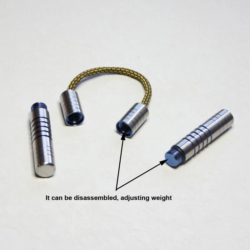 PureTitanium Alloy Finger Training Tool Boring Decompression Play Pendant ToyEDC 07FC0E-D4 - KOEEK