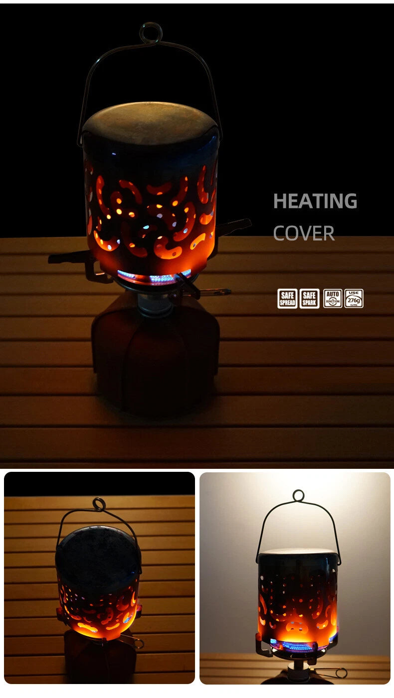 Outdoor Heating Hood Stove Tent Heater Equipment Camping Portable StainlessSteel 07FC0E-D4 - KOEEK