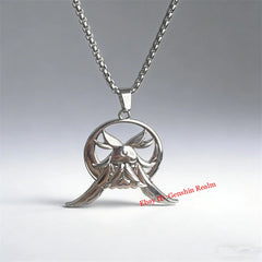 Anime Genshin Impact Moon Maiden Metal Coin Cosplay Pendant Necklace Decor Gift 07FC0E-D4 - KOEEK