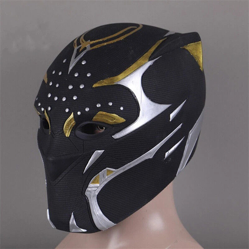 Black Panther：wakanda Forever Cosplay Game Halloween Helmet Mask Carnival Props 07FC0E-D4 - KOEEK