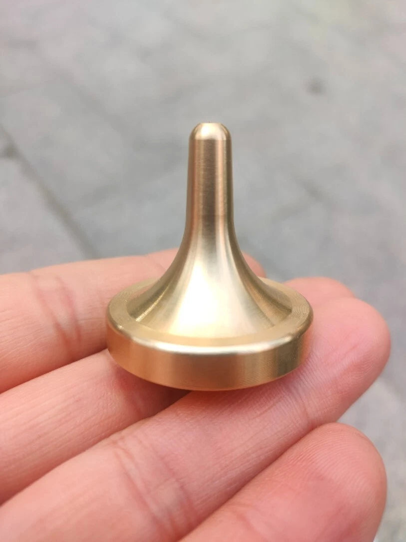 Brass Hand Twisting Spinning Top Gyro Gyroscope Collection Spinner EDC Toy 07FC0E-D4 - KOEEK