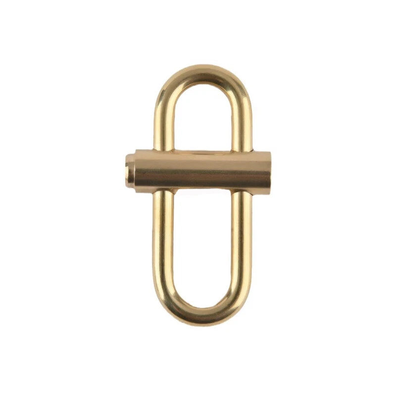 Metal Porable Automatic Lock Keychain Carabiner Key Chain Hanging Buckle Ring 07FC0E-D4 - KOEEK