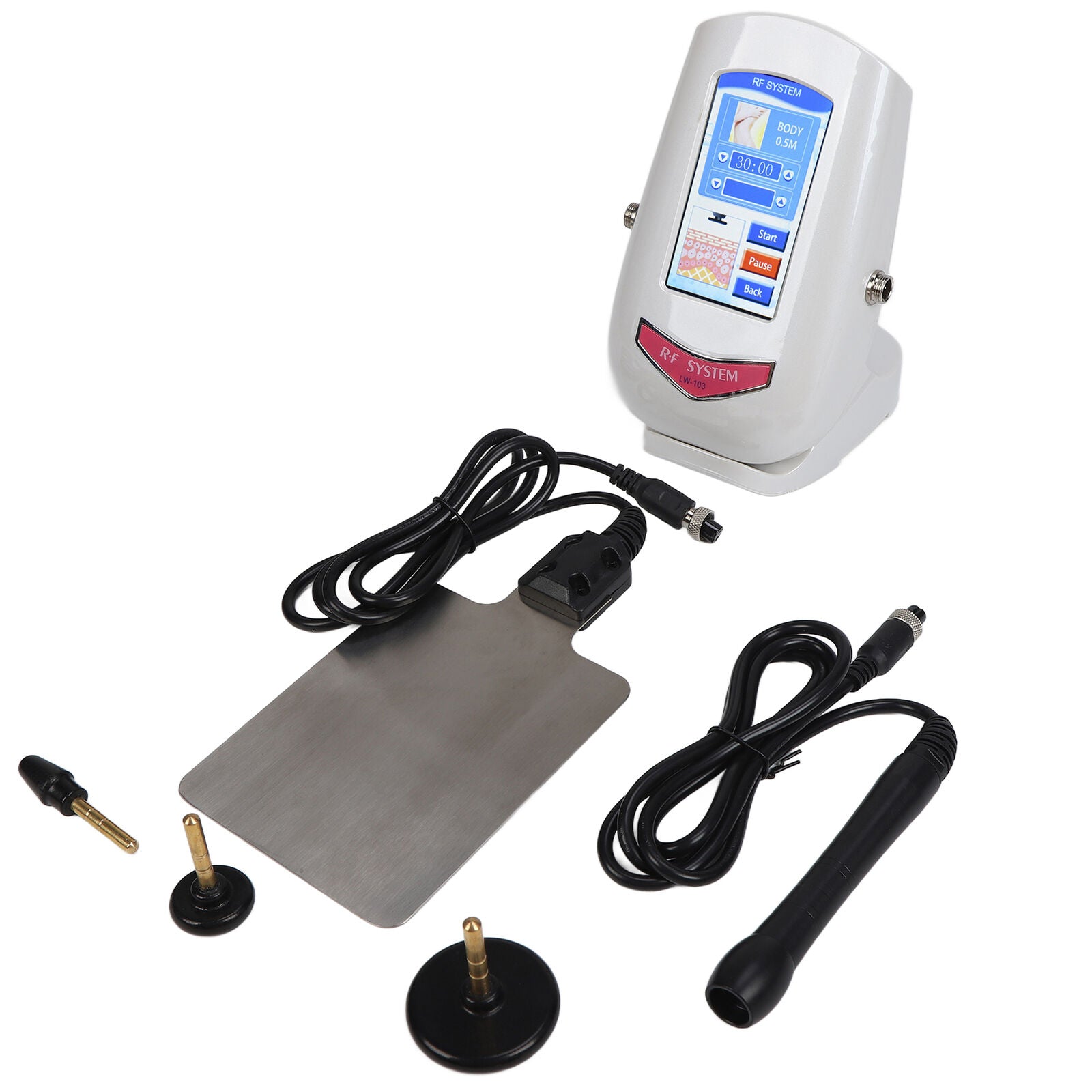 new RF Electric Machine Facel Lifting Firming Massage Instrument (EU Plug ) HGF koeek - KOEEK