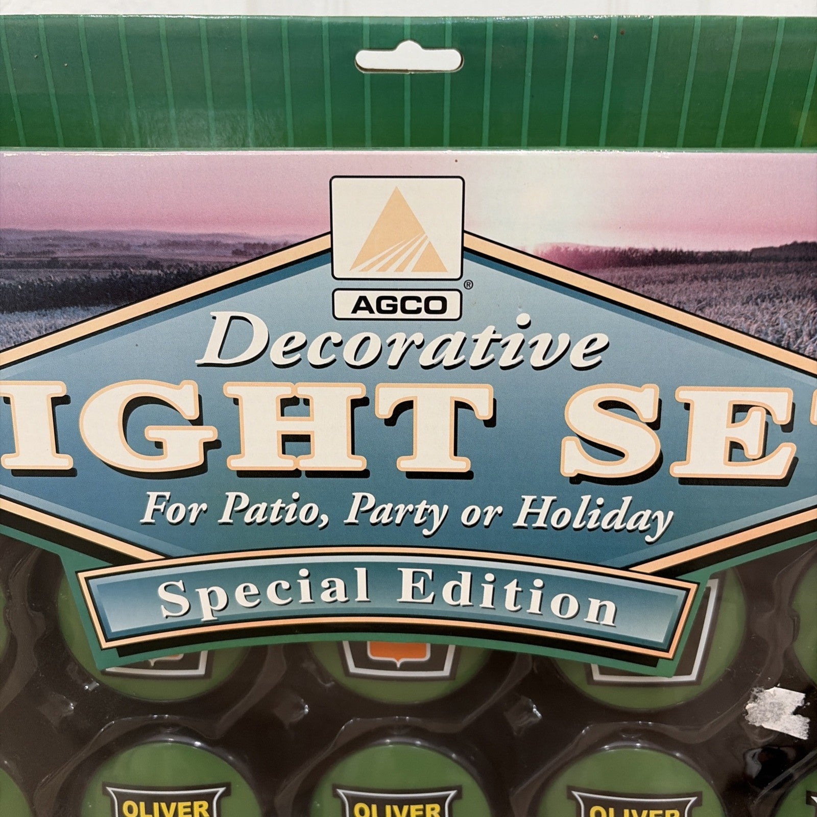 Agco Decorative Oliver Tractor Globe Christmas String Light Set 20 pc. NIB OLIVER - KOEEK